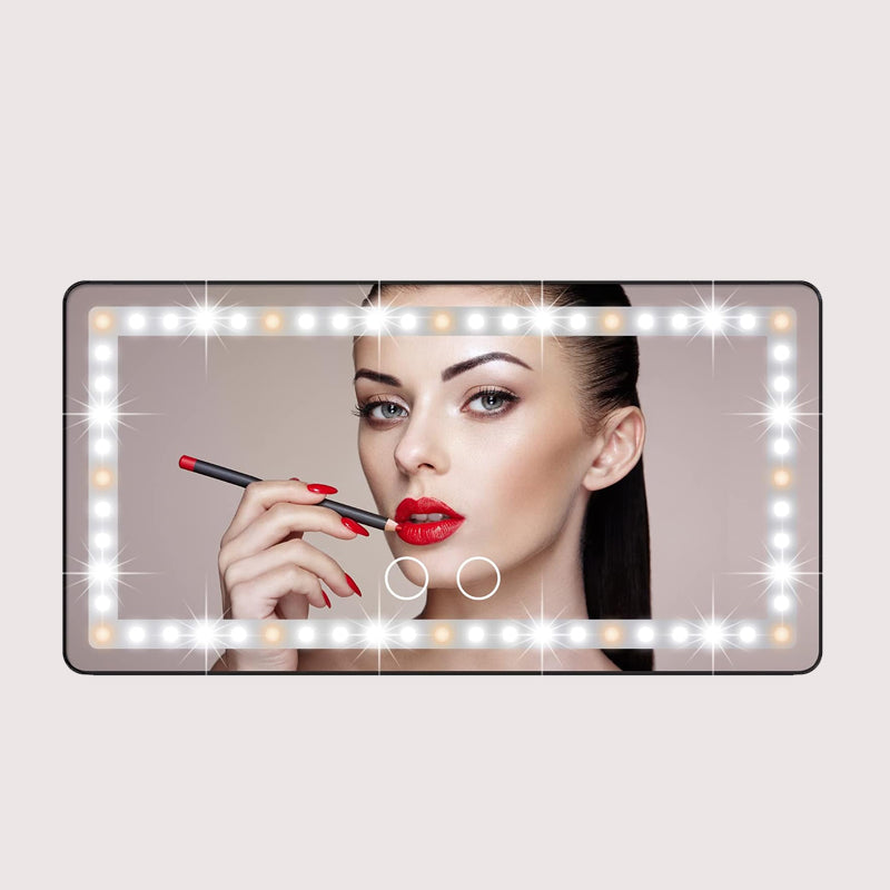 Auto-Sonnenblende Beleuchteter Makeup-Spiegel