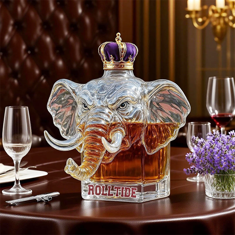 MajestÀtische Elefanten-Whiskyflasche