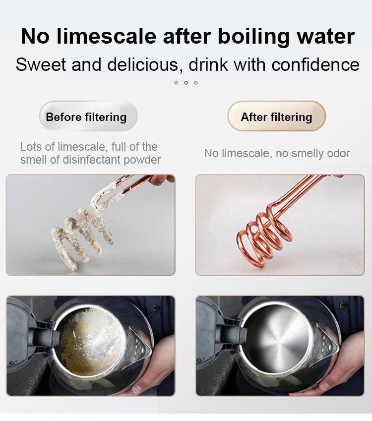 🔥 Installationsfreier Wasserfilter für Haushaltsarmaturen aus Edelstahl