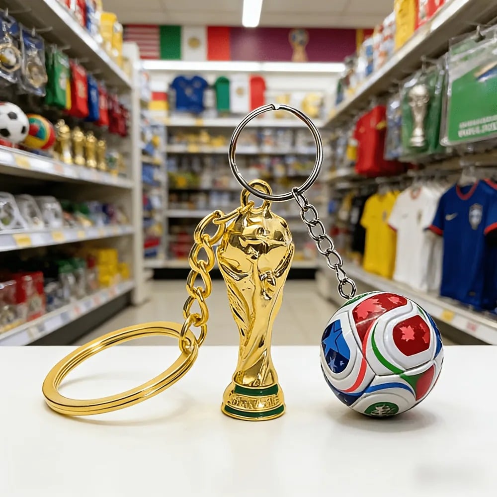 FIFA Fußball-Weltmeisterschaft 2026 USA-MEX-CAN Schlüsselanhänger: Trage den Geist des Spiels überall hin ✨
