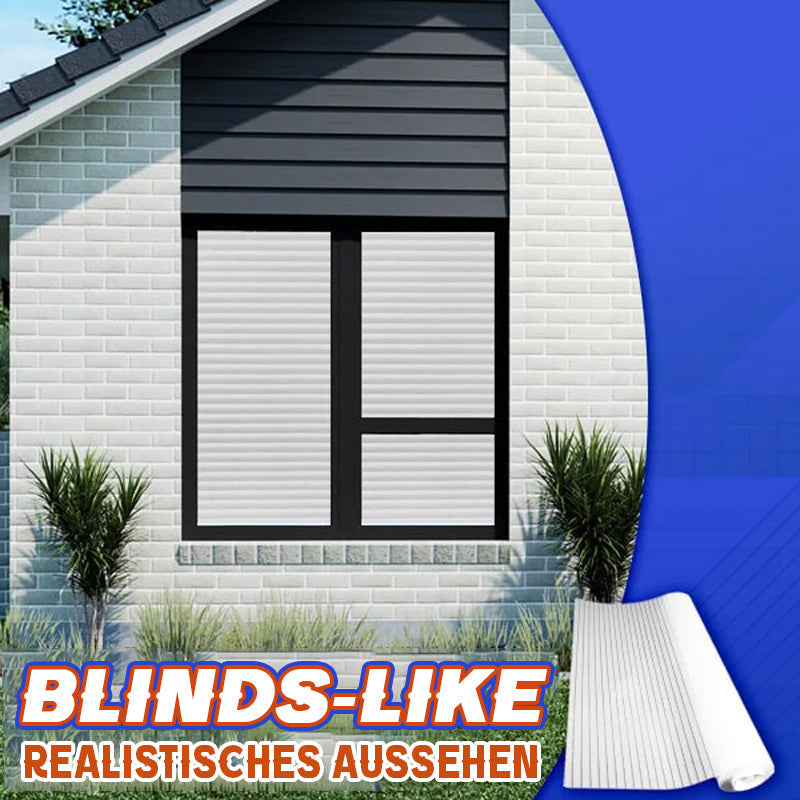 Eins-Weg-Imitationsjalousien Sichtschutzfensterabdeckung