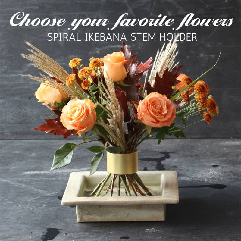 🎄49% OFF🎄Spiralförmige Ikebana-Stängelhalterung