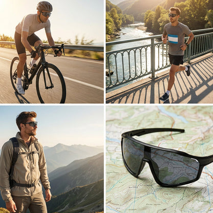 🌟Neu ab 2026: Bis zu 50 % Rabatt!🌟 Photochrome Sportbrille für den Outdoor-Einsatz