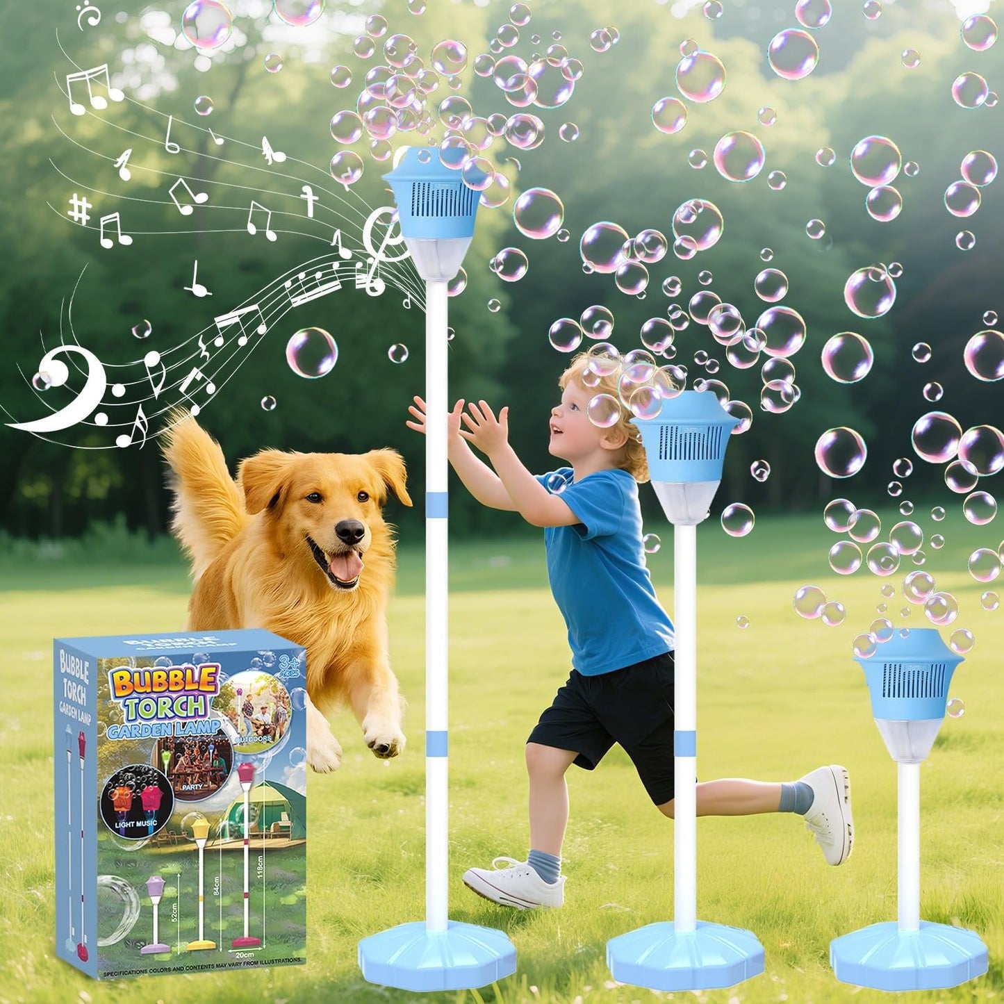 🏆#1 Bestseller - 🫧 Automatischer Stand-Seifenblasenmacher – Erzeuge in Sekundenschnelle einen magischen Seifenblasensturm✨