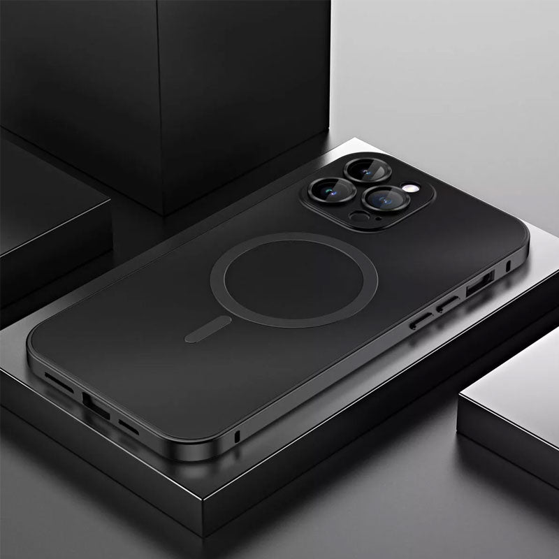Einfache magnetische Handyhülle aus Metall für das iPhone