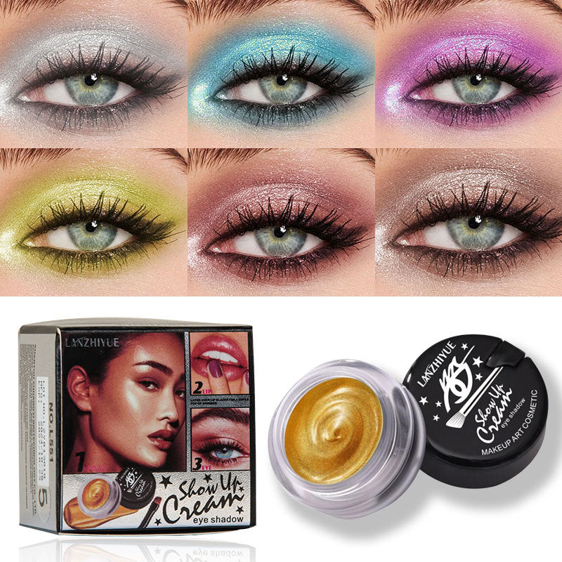 6-Farben-Perlmutt-Lidschatten