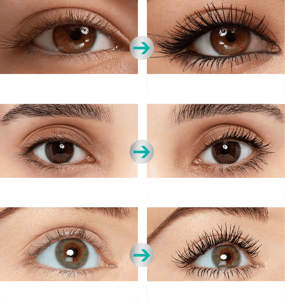 Mascara für lange, dichte Wimpern