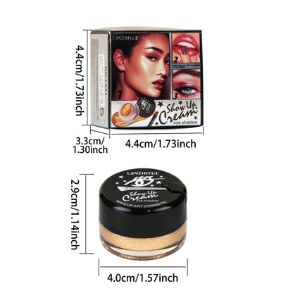 6-Farben-Perlmutt-Lidschatten