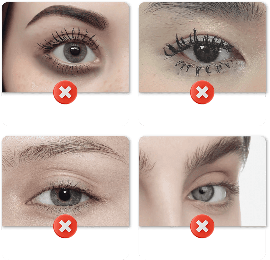 Mascara für lange, dichte Wimpern