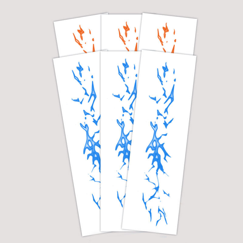 🔥 Lightning Glow-in-the-Dark Tattoo Aufkleber