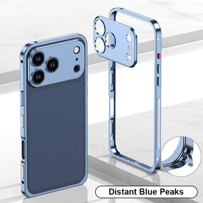 Metalllinse Aluminiumlegierung Rahmen Handyhülle