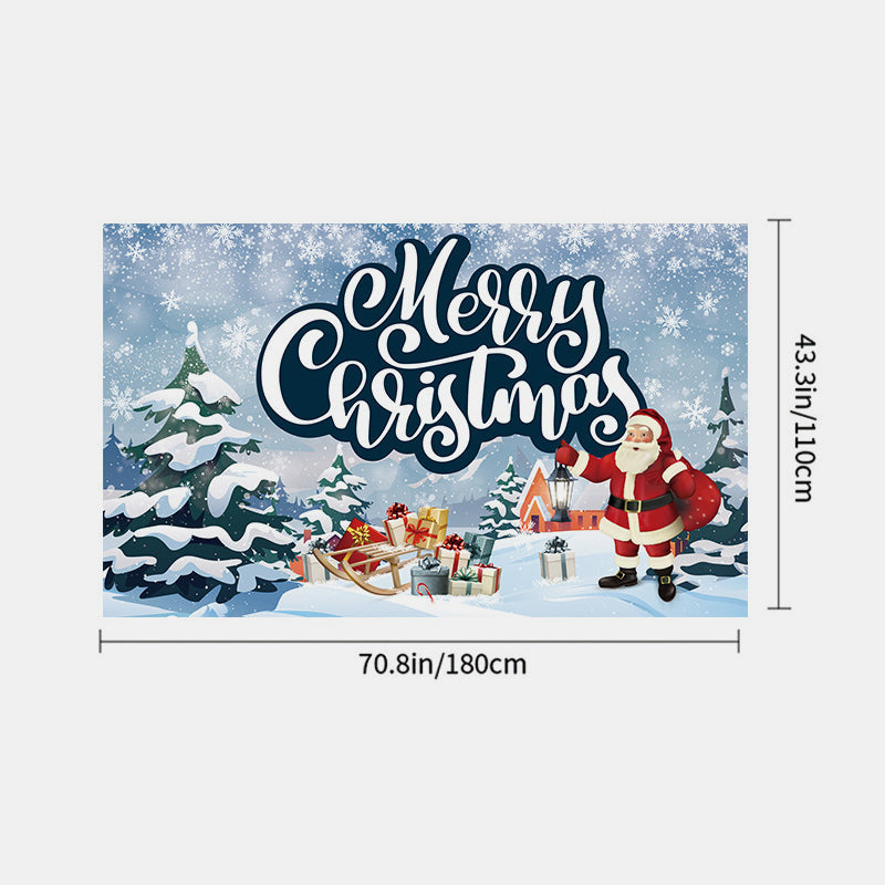 Szenenanordnung Weihnachtsgartendekoration