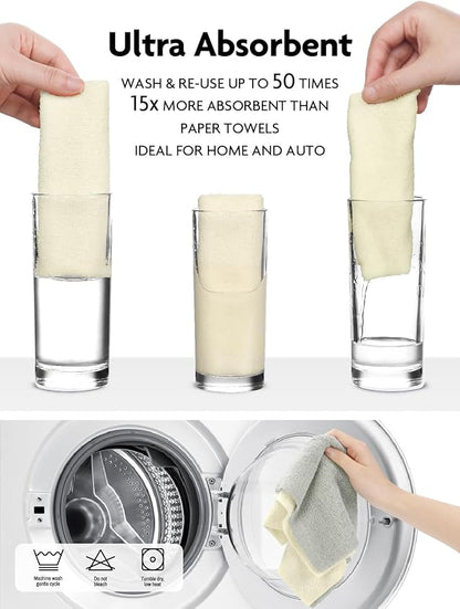 ♻️Wiederverwendbare Mikrofaser-Papierhandtücher Rolle🧻