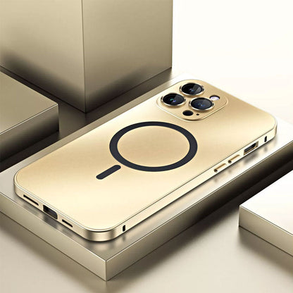 Einfache magnetische Handyhülle aus Metall für das iPhone