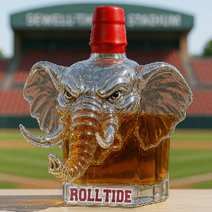 Majestätische Elefanten-Whiskyflasche