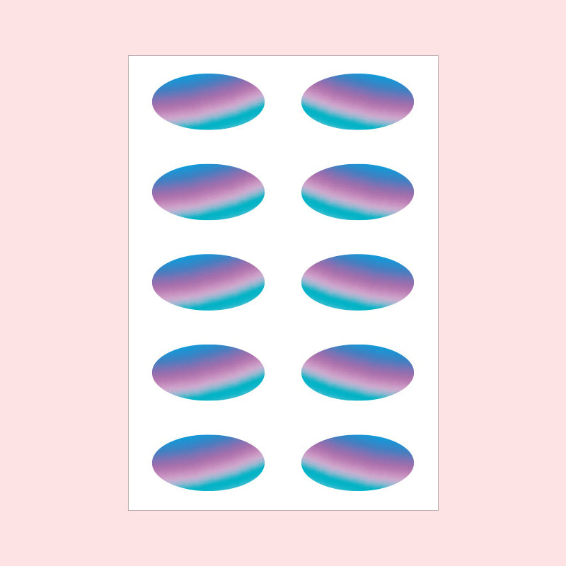 Lidschatten Tattoo Aufkleber