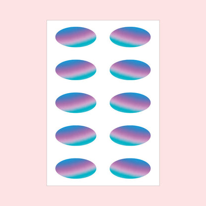 Lidschatten Tattoo Aufkleber