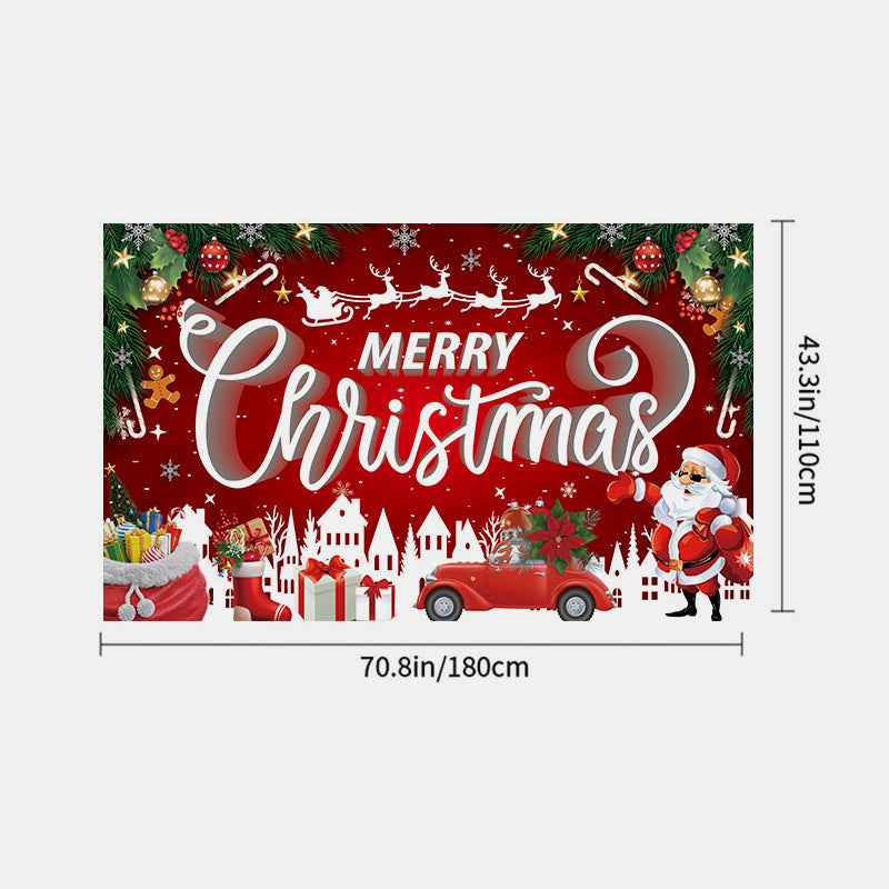 Szenenanordnung Weihnachtsgartendekoration