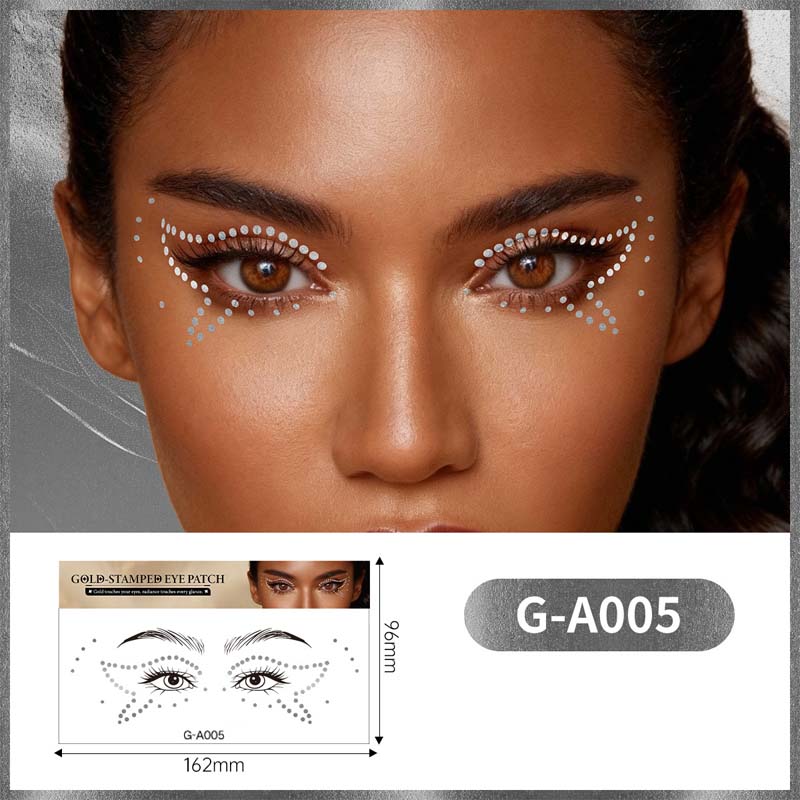 ✨💖 Glitzernde Augen-Tattoo-Aufkleber