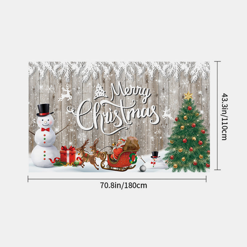 Szenenanordnung Weihnachtsgartendekoration