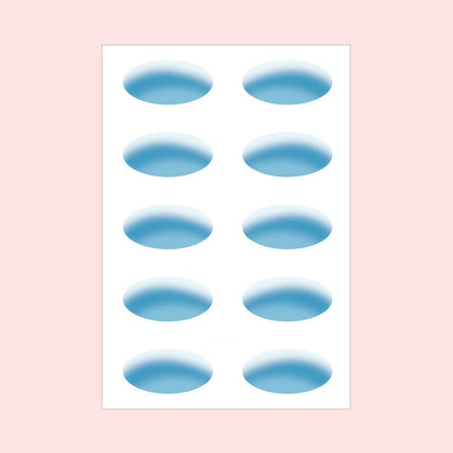 Lidschatten Tattoo Aufkleber