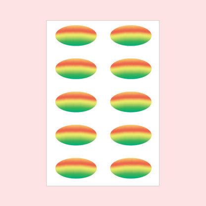 Lidschatten Tattoo Aufkleber