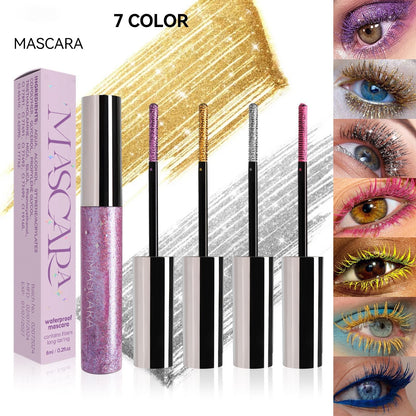 Bunte Glitzer-Mascara
