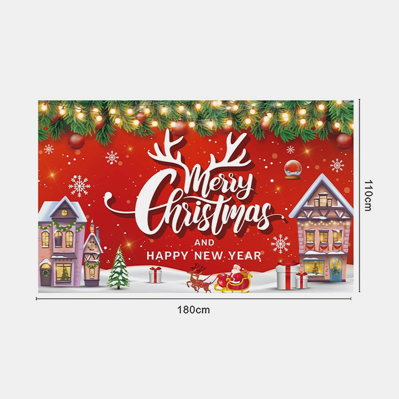 Szenenanordnung Weihnachtsgartendekoration