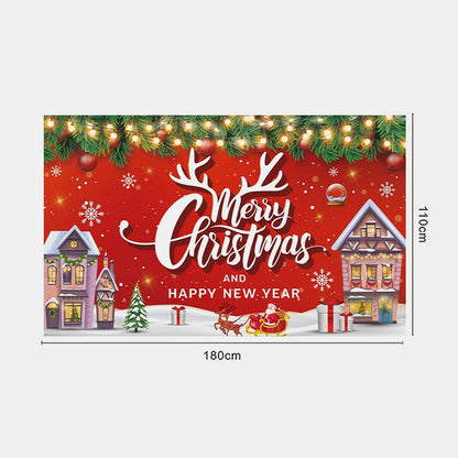 Szenenanordnung Weihnachtsgartendekoration