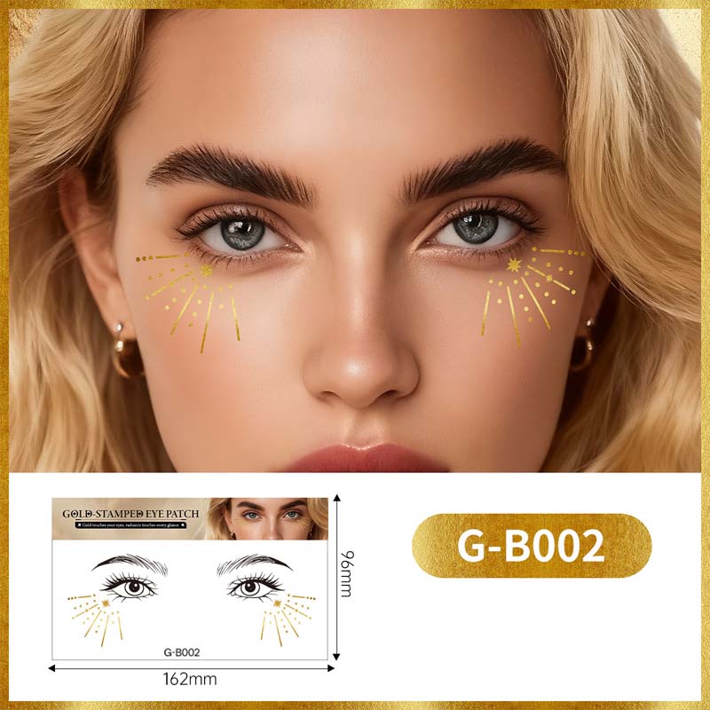 ✨💖 Glitzernde Augen-Tattoo-Aufkleber
