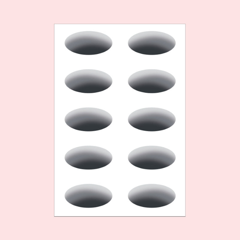 Lidschatten Tattoo Aufkleber