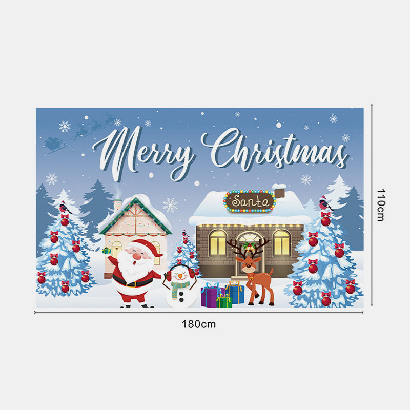 Szenenanordnung Weihnachtsgartendekoration