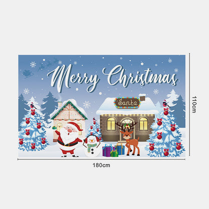 Szenenanordnung Weihnachtsgartendekoration