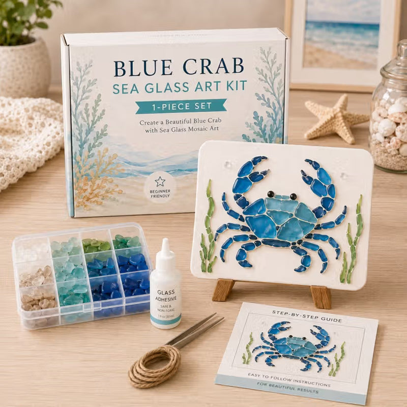 Hol dir die beruhigende Meeresbrise nach Hause 🌊 DIY Meerglas-Kunstset