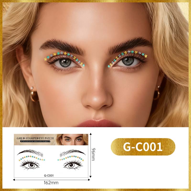 ✨💖 Glitzernde Augen-Tattoo-Aufkleber