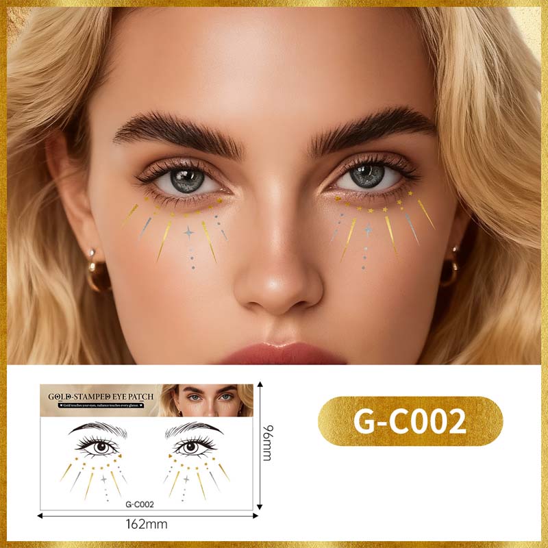 ✨💖 Glitzernde Augen-Tattoo-Aufkleber