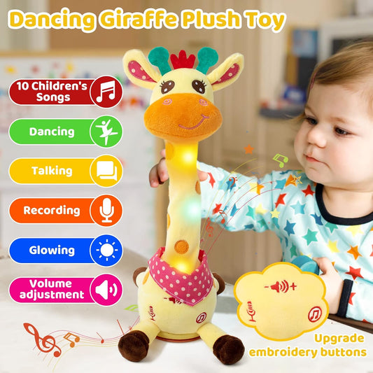 🎉Das meistverkaufte musikalische Giraffenspielzeug – singt, tanzt und wiederholt, was Sie sagen!🦒🎵🗣️