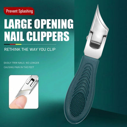 Nagelknipser mit großer Öffnung, um Spritzer zu vermeiden