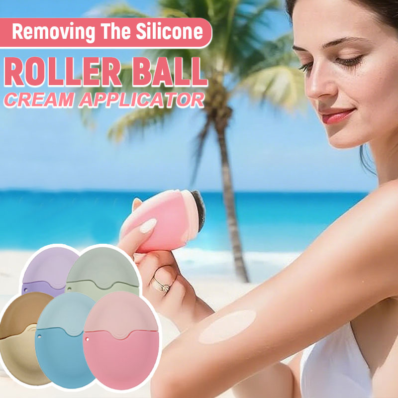 Entfernen des Silikon-Rollapplikators für Creme