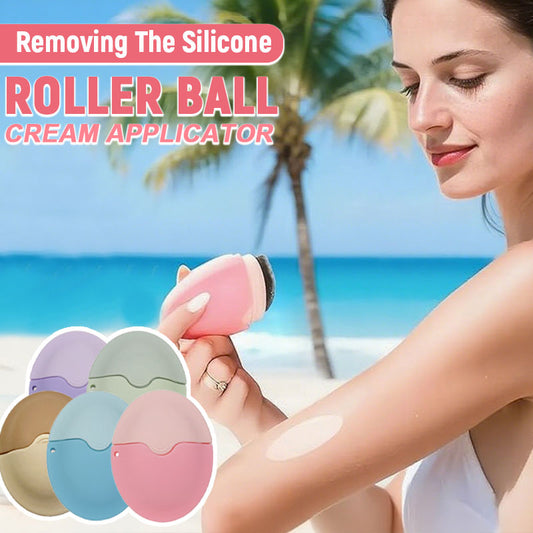 Entfernen des Silikon-Rollapplikators für Creme