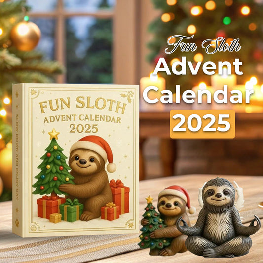 🦥🎄 Lustiger Faultier-Adventskalender 2025