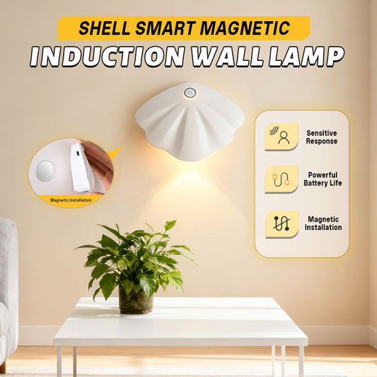 🌙 Shell Smart Magnetische Induktions-Wandleuchte 💛