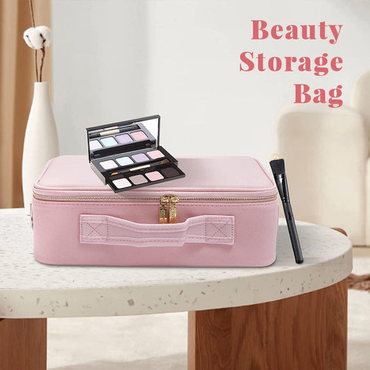 Großvolumige Kosmetiktasche mit LED-Leuchten - unverzichtbar für zu Hause und auf Reisen