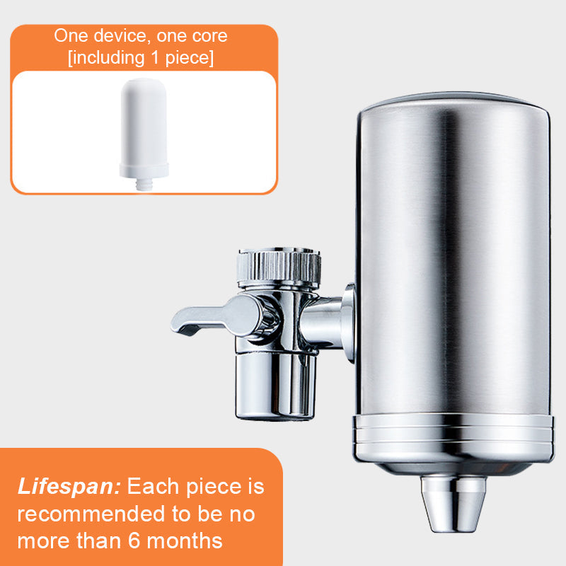 🔥 Installationsfreier Wasserfilter für Haushaltsarmaturen aus Edelstahl