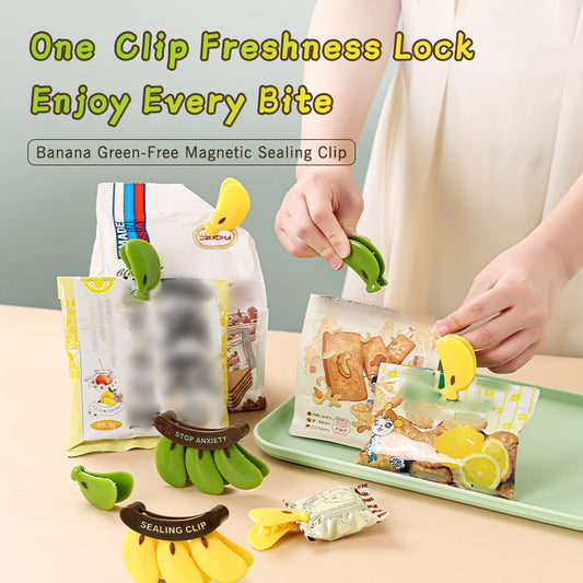 🍌 Magnetischer Bananenverschlussclip – Frische mit Spaß und ohne Stress