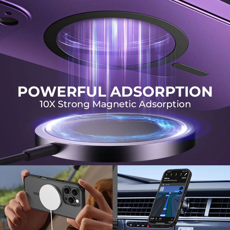 Einfache magnetische Handyhülle aus Metall für das iPhone