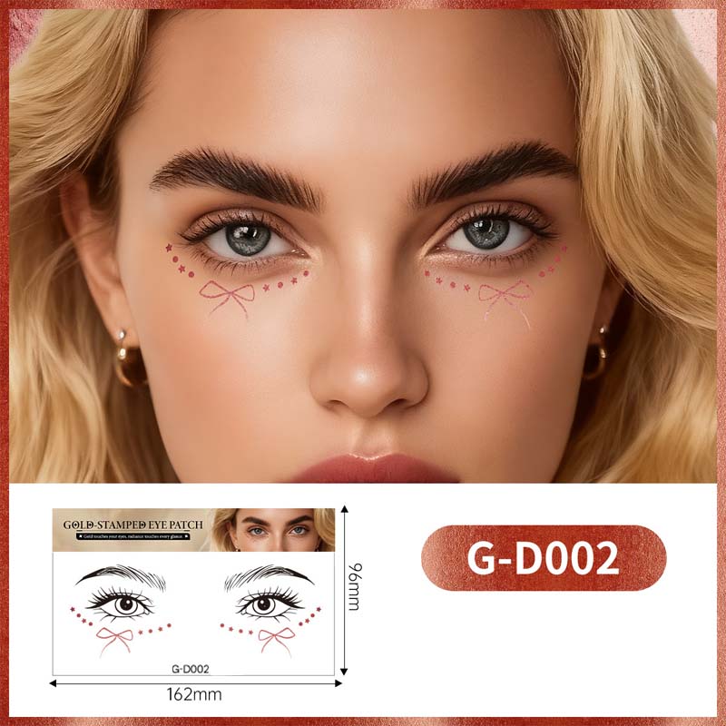 ✨💖 Glitzernde Augen-Tattoo-Aufkleber