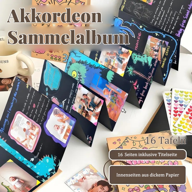 ✨Der Erinnerungsbewahrer: 230 cm Faltbares Scrapbook-Album 📚
