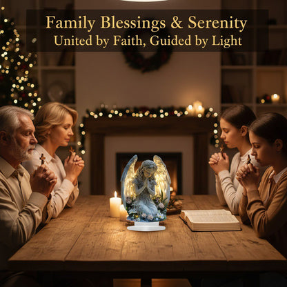 ❤️ Schutzengel-Statue mit Licht