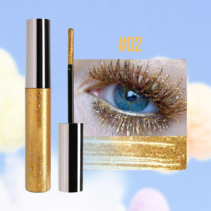 Bunte Glitzer-Mascara